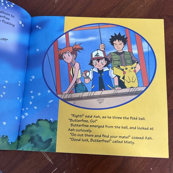 Pokemon - Bye Bye Butterfree - #1 (Golden Book) 1999 Diane Muldrow Softcover - Picture 6 of 8